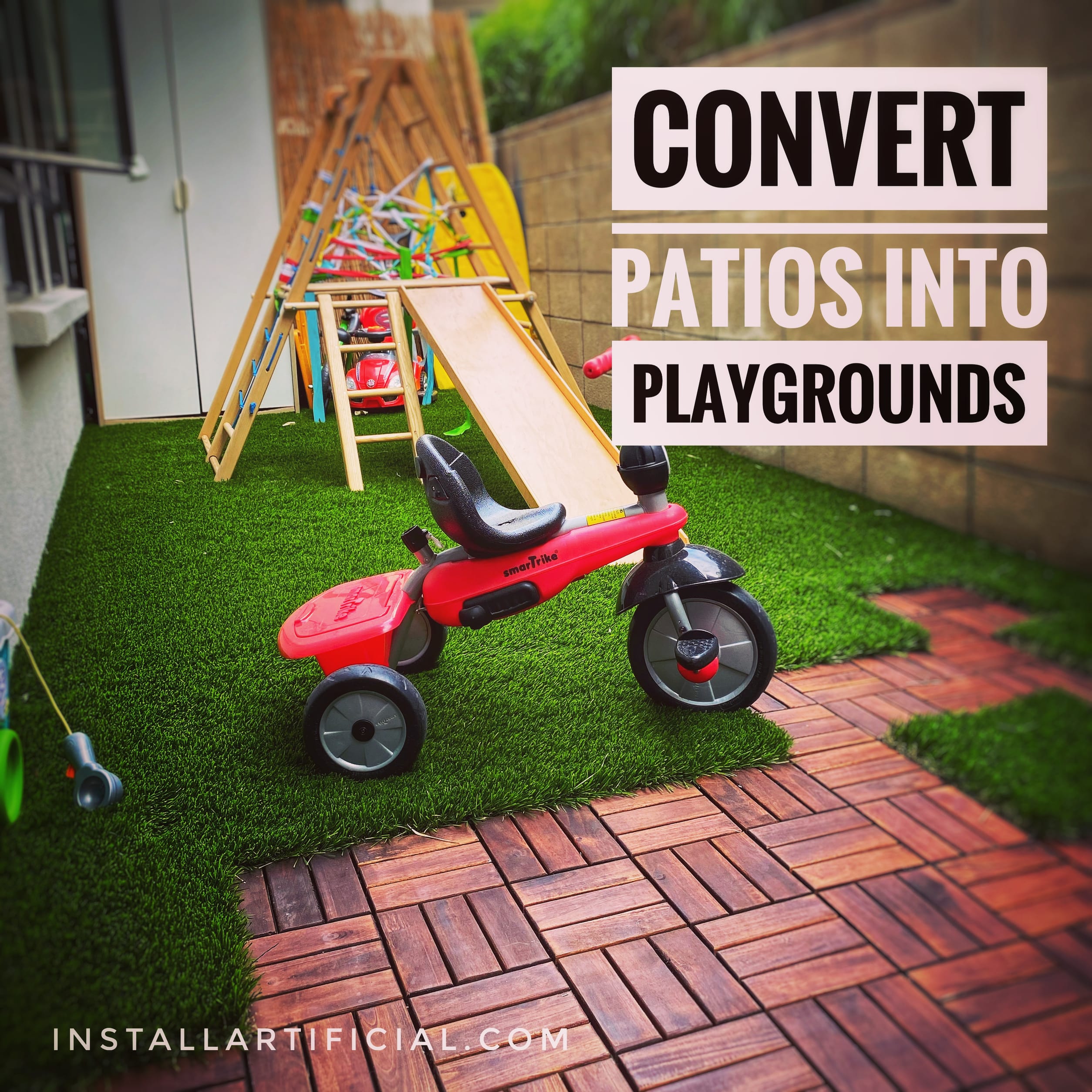 balcony playground turf