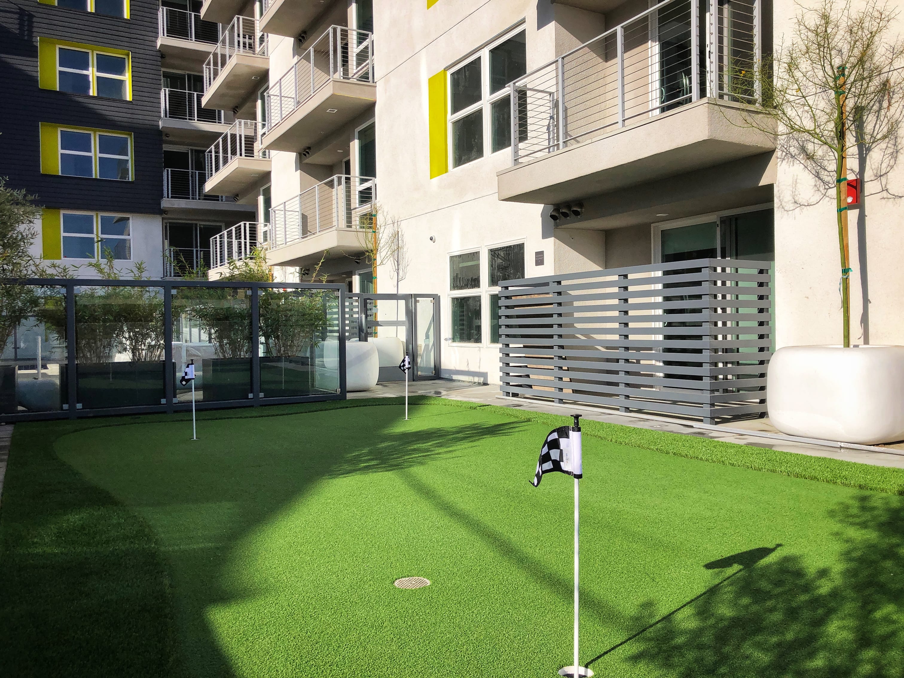 rooftop putting green